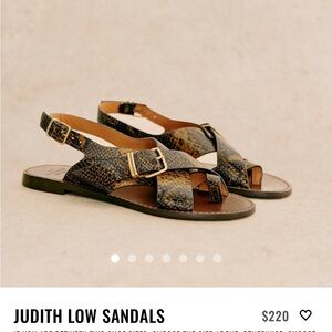 Sézane Judith Sandals Low Sz 8m